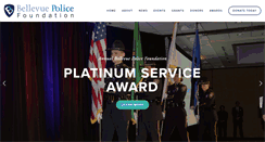 Desktop Screenshot of bellevuepolicefoundation.org